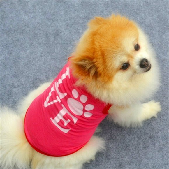 New Cute Summer Various Pet Puppy Small Dog Cat Pet Clothes Vest T Shirt Apparel - Picture 1 of 4
